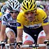 Frank Schleck w�hrend der f�nften Etappe der Tour de France 2009